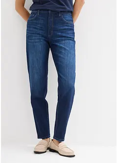 Jean mom taille haute, cropped, bonprix