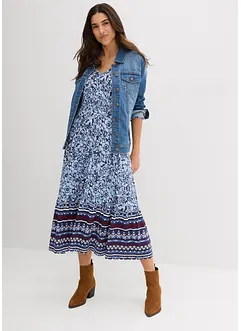 Robe longue en viscose douce et extensible, bonprix