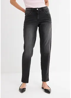 Jean barrel taille mi-haute, bonprix