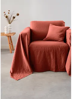 Vielseitig einsetzbarer Leinen Überwurf, bonprix