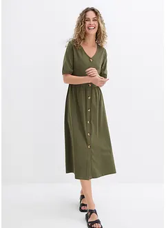 Robe midi 100% coton, bonprix