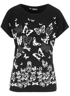 T-Shirt mit Viskose-Anteil, bedruckt, bonprix