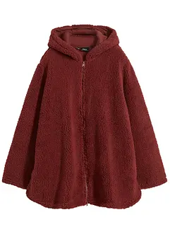 Teddy-Fleece Jacke in A-Linie mit Seitenschlitzen, bonprix