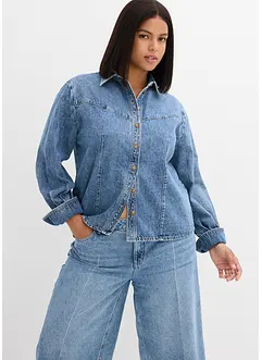 Blouse en jean, bonprix