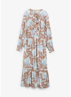 Robe longue en fine viscose mélangée, bonprix