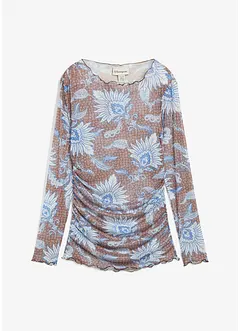 T-shirt manches longues en mesh fin, bonprix