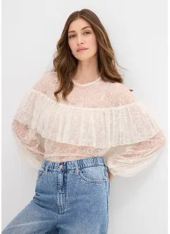 Blouse en dentelle, bonprix