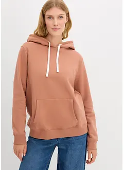 Sweat-shirt à capuche avec détails contrastants, bonprix
