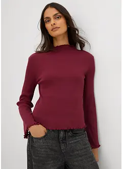 Rippshirt aus reiner Baumwolle, bonprix