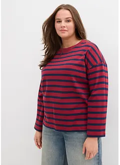 Gestreiftes Shirt aus reiner Bio-Baumwolle, bonprix