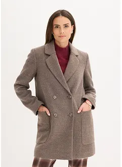Manteau court aspect laine, bonprix