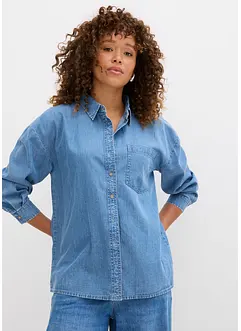 Oversized Jeanshemd aus Bio-Baumwolle, bonprix