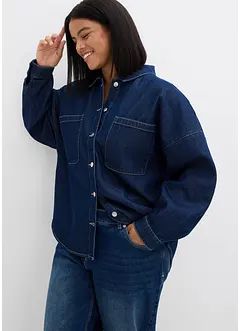 Oversized Jeans-Overshirt aus Bio-Baumwolle, bonprix
