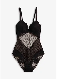 Body mit zierendem Mesh, bonprix
