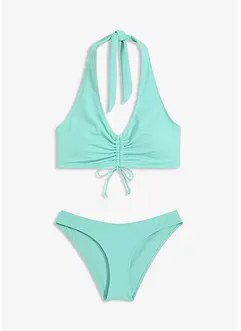 Neckholder-Bikini mit Raffung (2-tlg.Set), bonprix