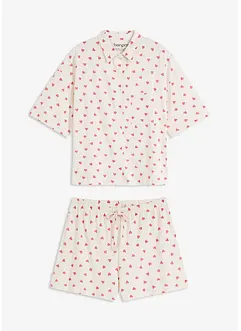 Shorty aus Flammgarn, oversized, bonprix