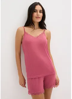 Shorty aus weichem Pointelle-Jersey, bonprix
