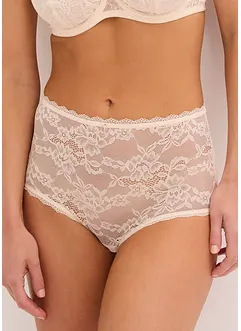 Taillenslip mit floraler Spitze, bonprix
