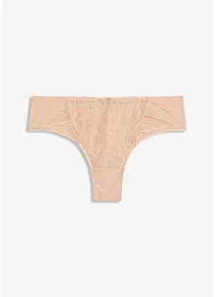 Brazilslip mit blumiger Stickerei, bonprix