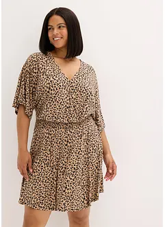 Robe en jersey style portefeuille, bonprix
