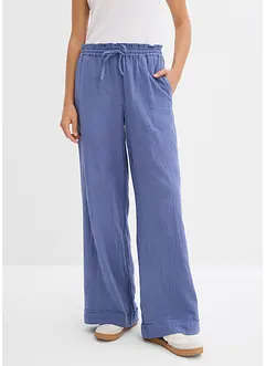 Schlupfhose aus luftigem Musselin, bonprix