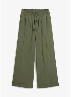 Schlupfhose aus luftigem Musselin, bonprix