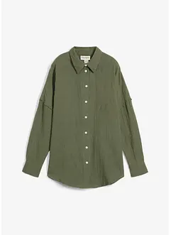 Oversize-Hemd aus luftigem Musselin, bonprix
