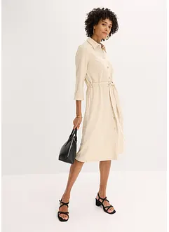Robe-chemise en jersey milano, bonprix