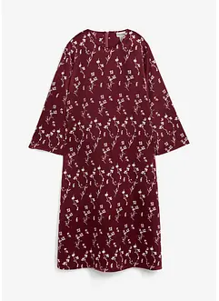 Robe midi florale 100% viscose, bonprix