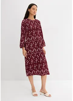 Florales Midikleid aus reiner Viskose, bonprix