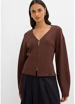 Gilet en maille en viscose mélangée, bonprix