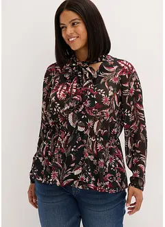 Schluppenbluse aus Chiffon, bonprix