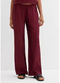 Schlupfhose aus strukturiertem Viskose-Mix, bonprix