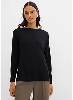 Langarmshirt aus Viskose-Mix, bonprix