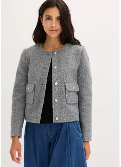 Blouson effet tweed, bonprix