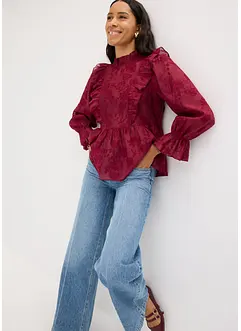 Bluse mit Stickerei, bonprix