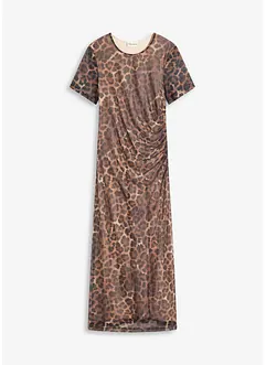 Midikleid aus softem Mesh, bonprix