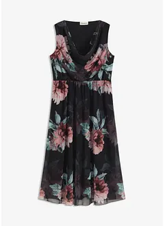 Midikleid aus softem Mesh, bonprix