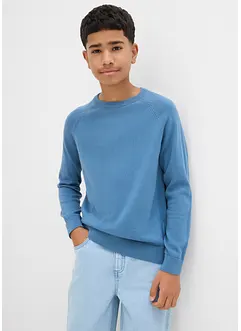 Feinstrickpullover aus reiner Baumwolle, bonprix