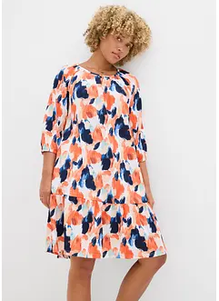 Tunika-Kleid aus Borkencrepe, bonprix