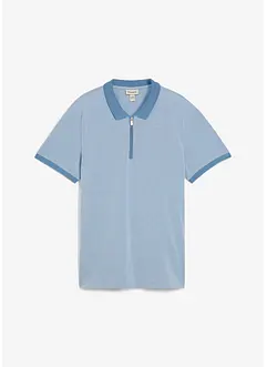 Piqué-Poloshirt mit Reißverschluss, bonprix