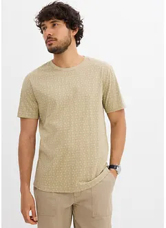 T-Shirt mit Minimalprint aus reiner Bio-Baumwolle, bonprix