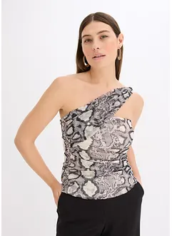 Top asymétrique avec découpe, bonprix