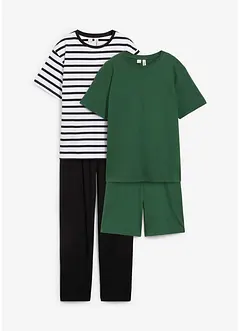 2 pyjamas coton (ens. 4 pces), bonprix