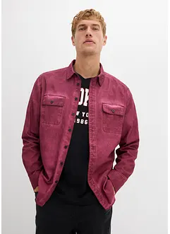 Chemise aspect délavé, 100% coton, bonprix