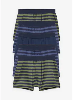 Boxershorts mit weicher Bio-Baumwolle (5er Pack), bonprix