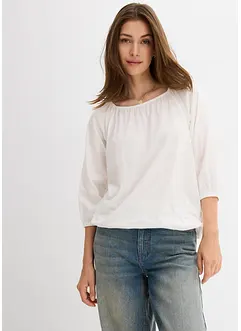 Shirtbluse aus reiner Bio-Baumwolle, bonprix