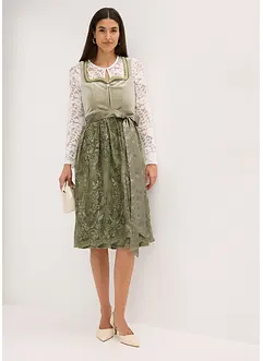 Dirndl avec tablier à sequins (ens. 2 pces), bonprix