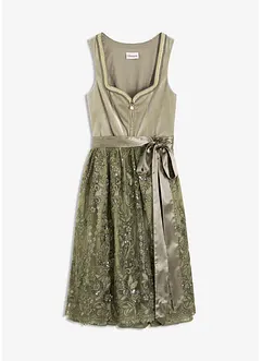 Dirndl mit Pailletten Schürze (2-tlg.Set), bonprix