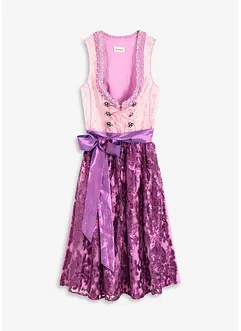 Dirndl mit Pailletten Schürze (2-tlg.Set), bonprix